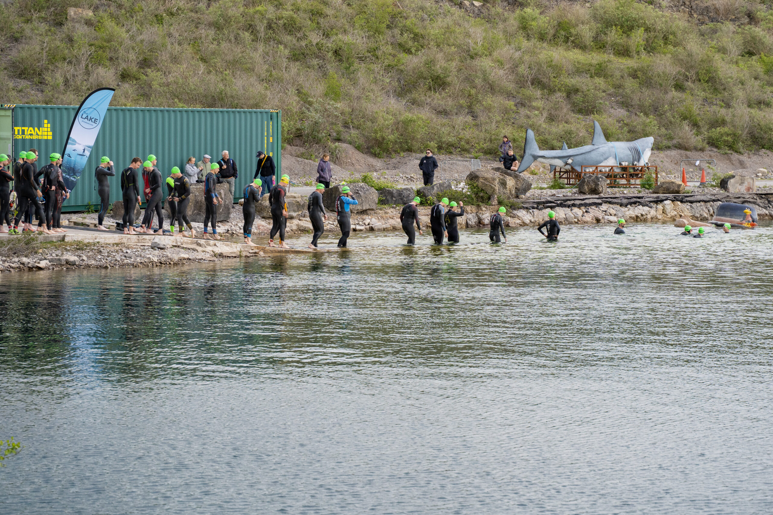 Race 1, the debut of The Lake Triathlon Series 2026. Picture: Carl Hewlett.
