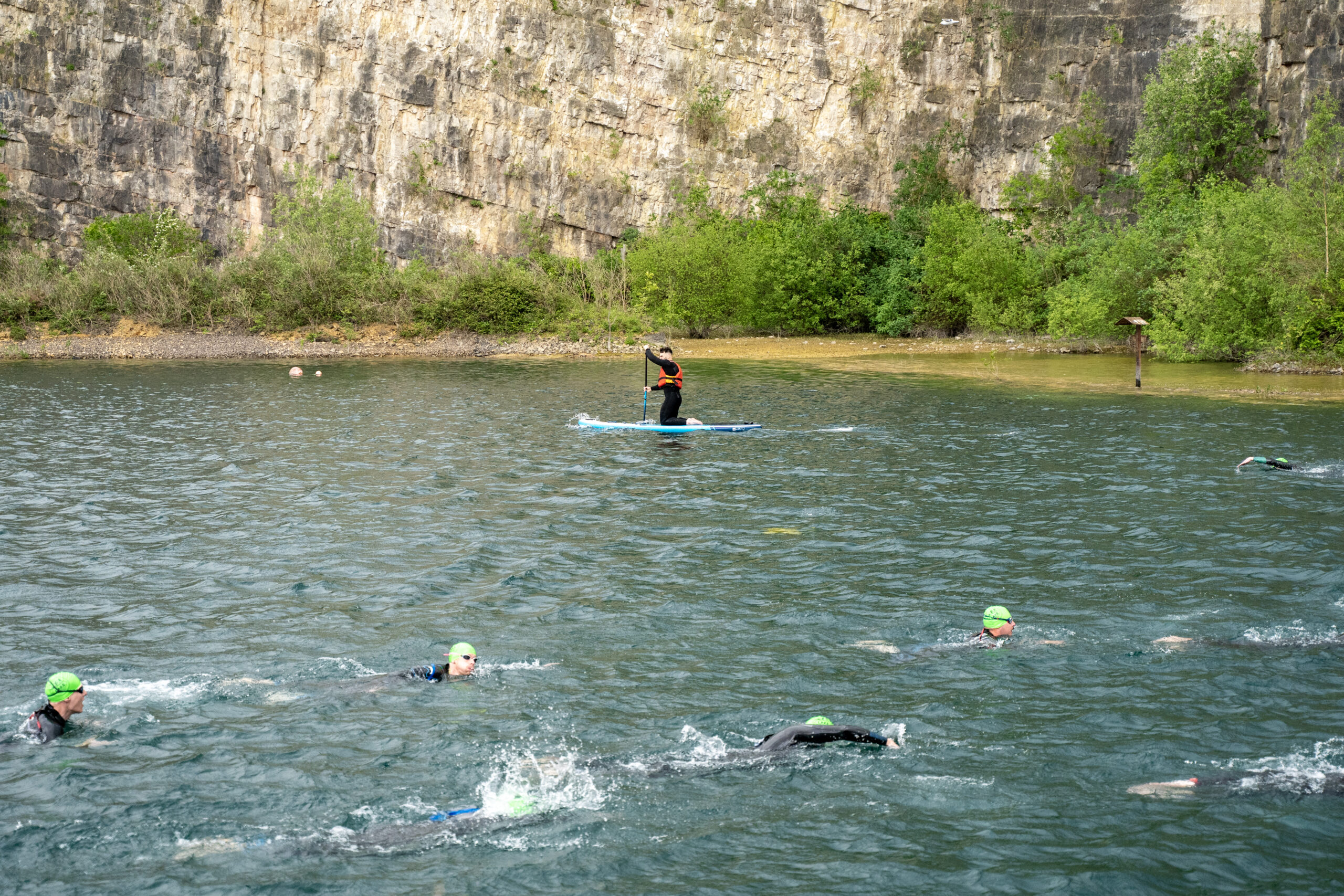 Race 1, the debut of The Lake Triathlon Series 2026. Picture: Carl Hewlett.