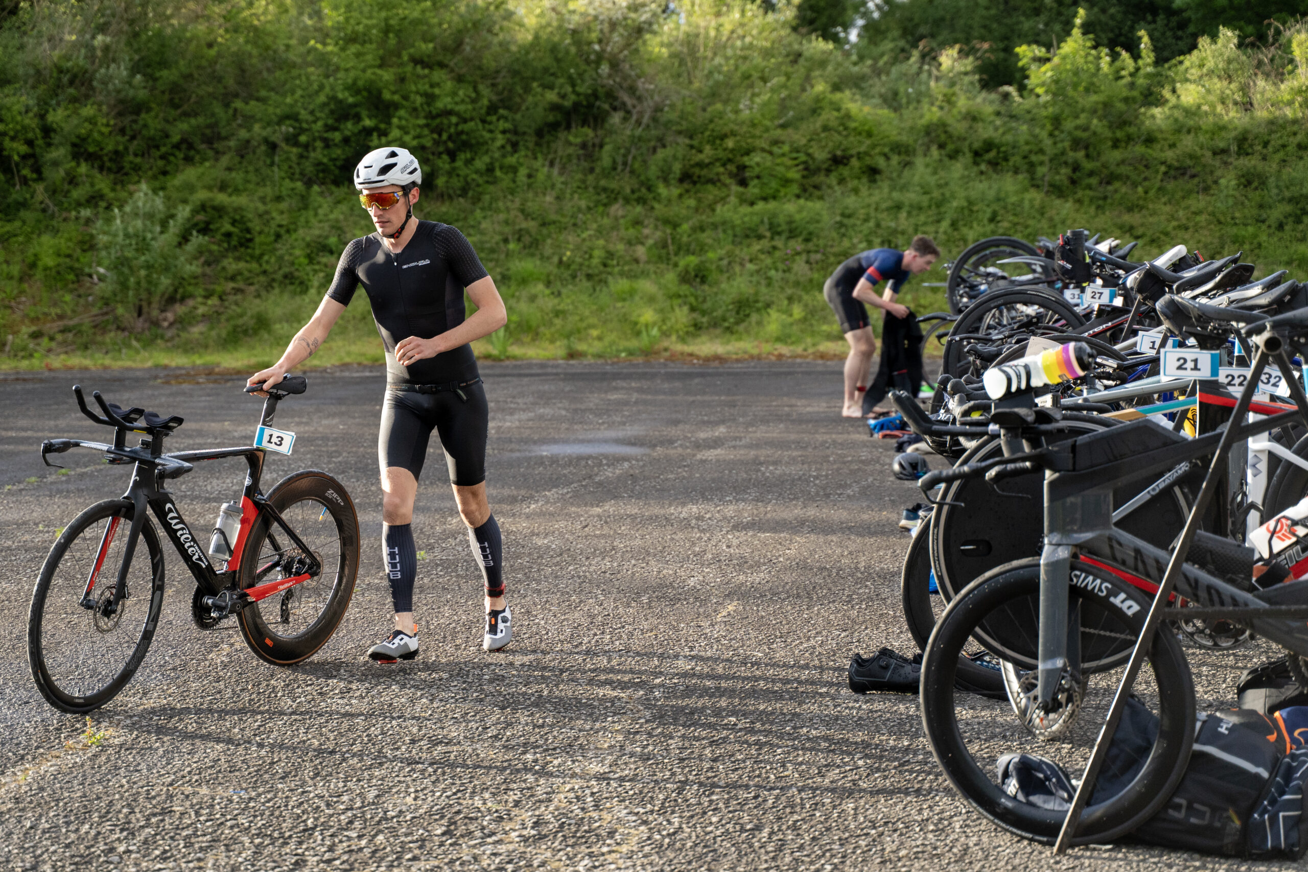 Race 1, the debut of The Lake Triathlon Series 2026. Picture: Carl Hewlett.