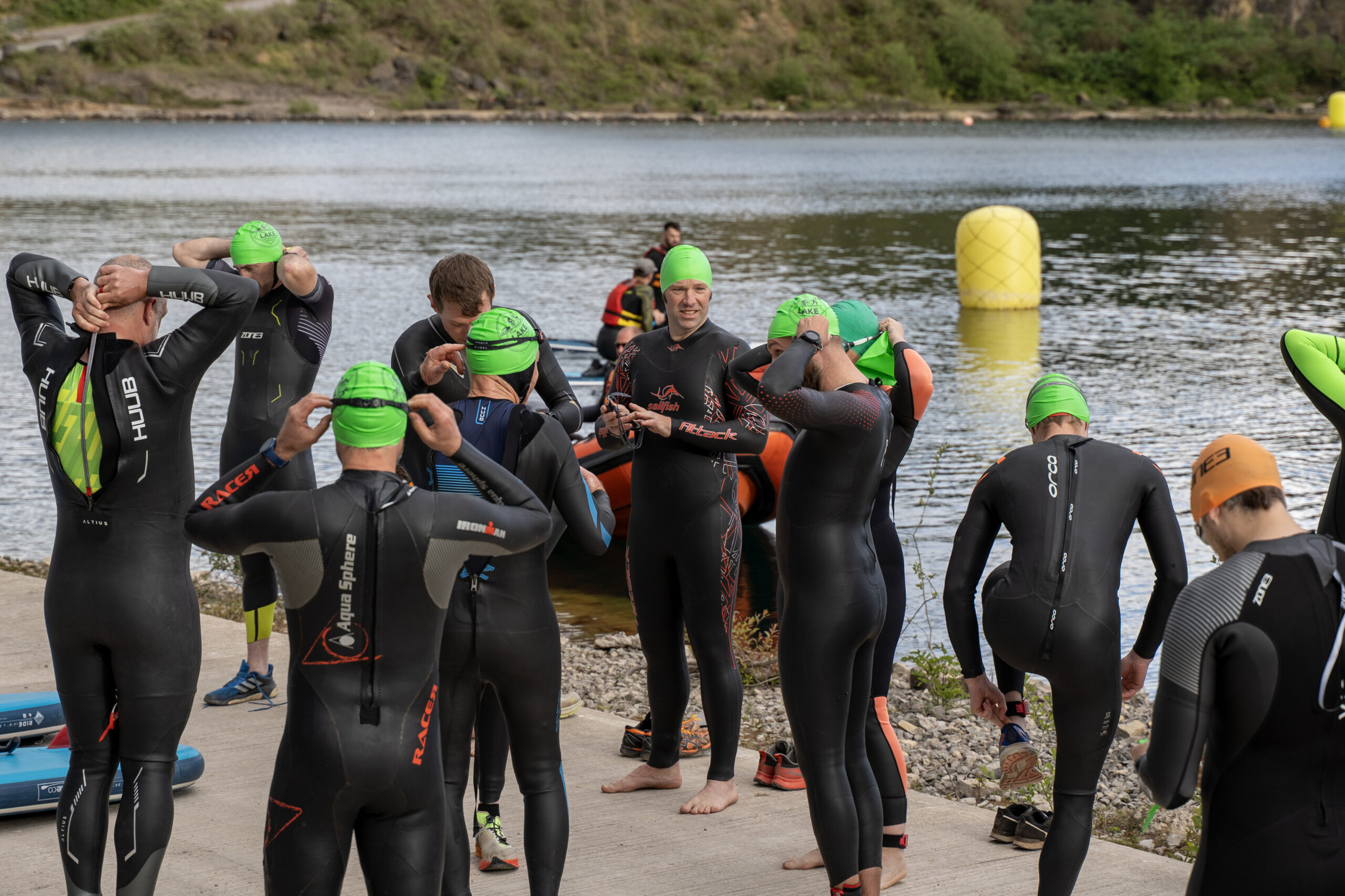 Race 1, the debut of The Lake Triathlon Series 2026. Picture: Carl Hewlett.
