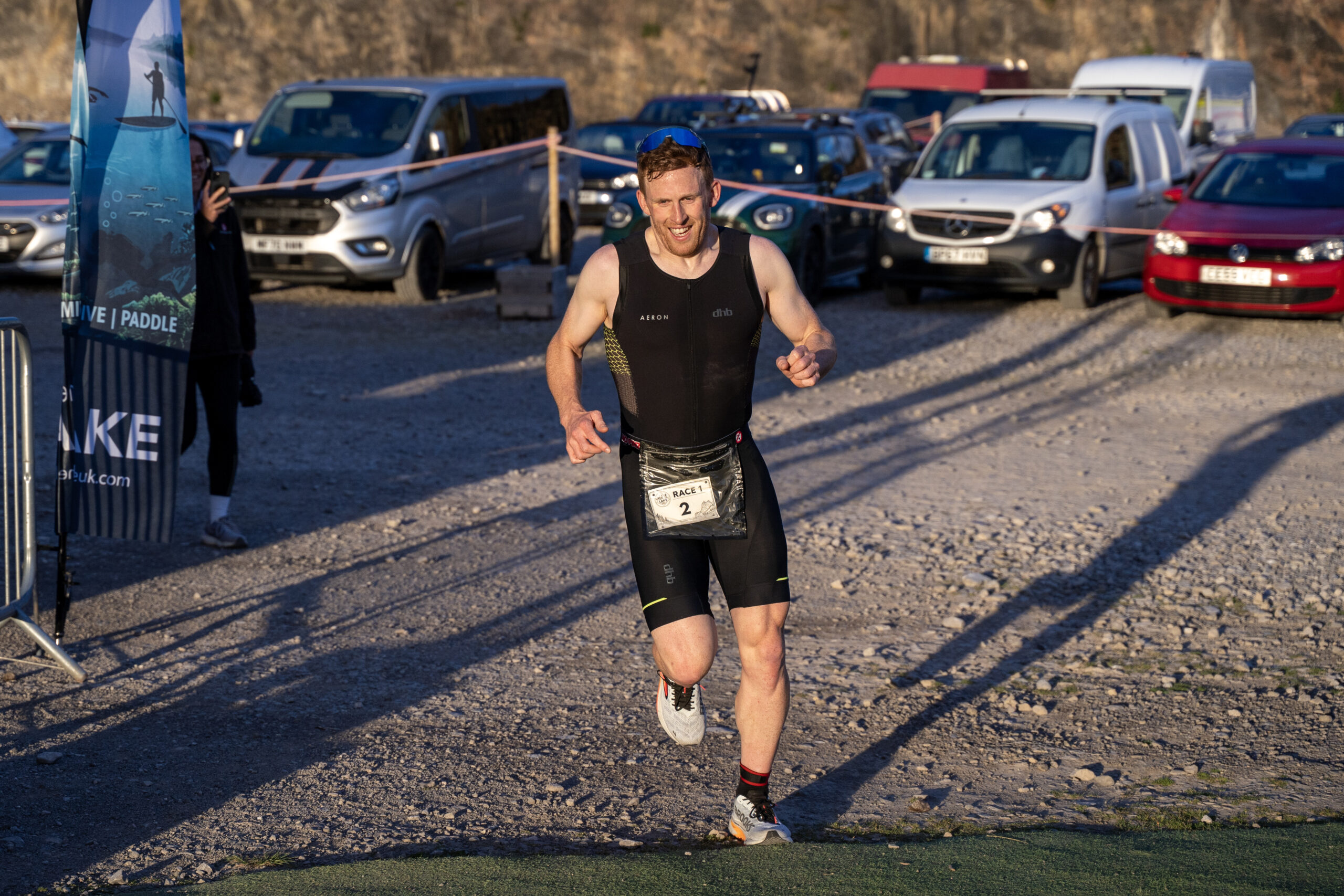 Race 1, the debut of The Lake Triathlon Series 2026. Picture: Carl Hewlett.