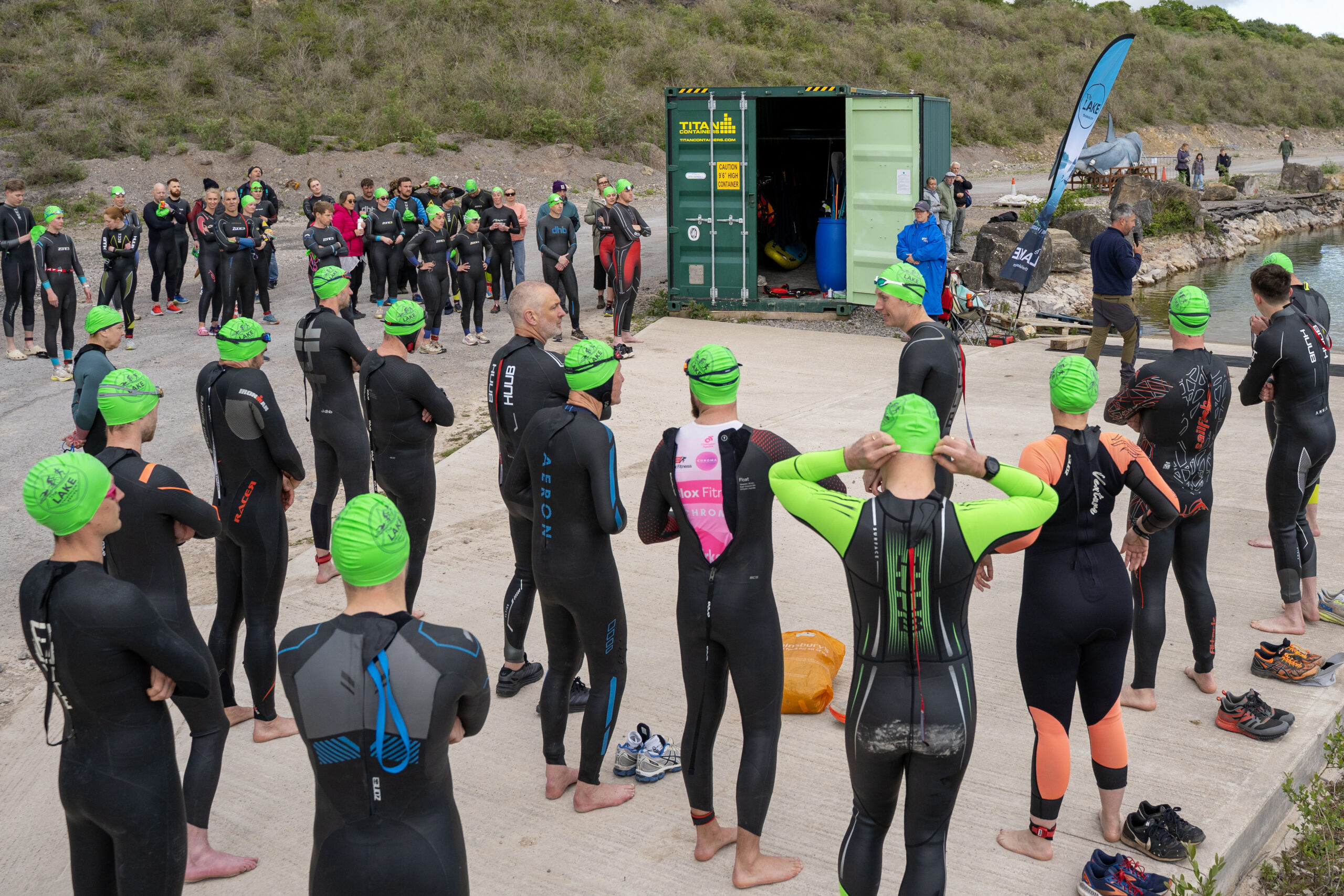 Race 1, the debut of The Lake Triathlon Series 2026. Picture: Carl Hewlett.